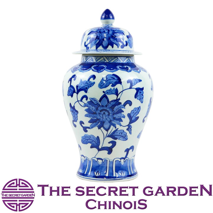 楽天市場】【送料無料】THE-SECRET-GARDEN シノワズリ Blue & White 