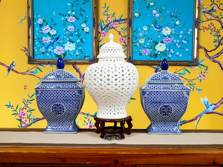 楽天市場】【送料無料】THE-SECRET-GARDEN シノワズリ Blue & White 