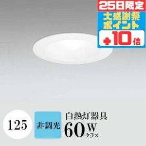 �y�労�Ӎ� �`20���܂Ń|�C���g10�{�z�_�E�����C�g �J��125�� �x�[�X�_�E�� ���M��60W���� �����F�i5000K) M�`(��ʌ`)