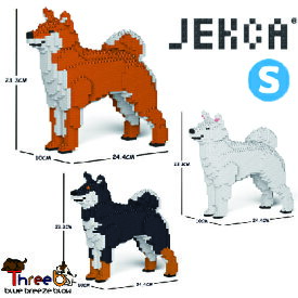 JEKCA ジェッカブロック (Sサイズ) 01S　柴犬 ST19PT06JEKCA