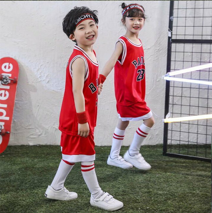 楽天市場】セット 子供 キッズ 衣装 女の子男の子 吸汗速乾 バスケット  