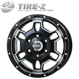 【取付対象】ハイエース200系 215/65R16 16インチ BRUT ブルート BR-66 6.50-16 ブリヂストン GL-R 109/107 サマータイヤホイール4本セット