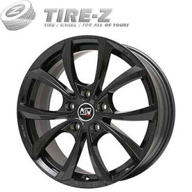 【取付対象】225/50R18 18インチ MSW by OZ Racing MSW 27(グロスブラック) 7.50-18 ダンロップ エナセーブ RV505 サマータイヤホイール4本セット