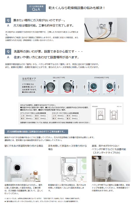 楽天市場】ガス衣類乾燥機 リンナイ 乾太くん DELUXE TYPE 乾燥 楽天市場】ガス衣類乾燥機 リンナイ 乾太くん DELUXE TYPE 乾燥