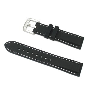 時計ベルト 20mm ワンタッチ ラバー 交換バンド 防水 ピンバックル メンズ レバー付き ワンタッチ バネ棒 簡単 ベルト交換 腕時計用 シリコン ウレタン しなやか ゴム 黒 ブラック おしゃれ ス