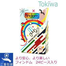＼マラソン限定クーポン配布中／findom フィンドム 24個入り 指用コンドーム 指先保護 性感染症予防 指サック フィンガーグローブ 男女兼用 指ドーム フェムケア フェムテック セルフプレジャー デリケートゾーン アソートゼリー付