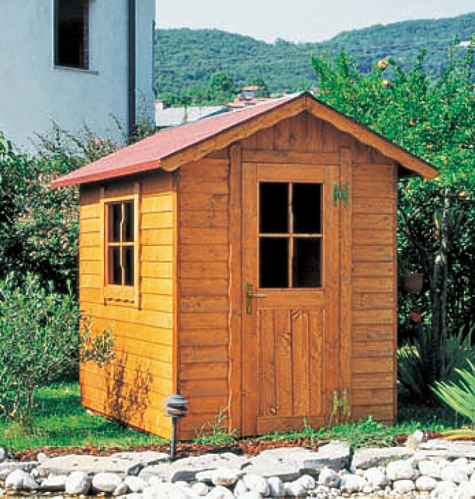 楽天市場 木製小屋 物置 フィオーレa 型 Fiore おしゃれな木製小屋 おしゃれな木製物置 東京ガーデニングスタイル