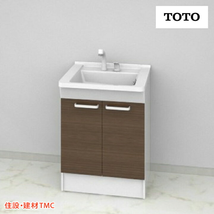 楽天市場】TOTO 洗面化粧台 Vシリーズ W600 2枚扉 扉カラー 選択 
