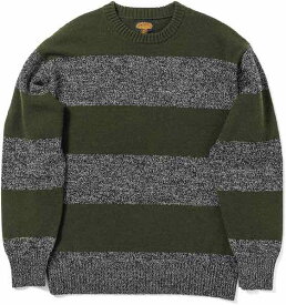 Green clothing グリーンクロージング Wool Sweater ウールセーター Moss Green 【ミッドレイヤー】