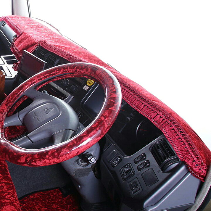 楽天市場 受注製作 雅 チンチラ ビニール無 ダッシュマット 4t車用 トラックショップトップロード仙台