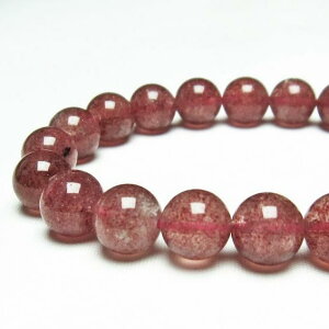 _P5{ő2,000~OFF^ Xgx[NH[c uXbg 10mm 䕐 Strawberry Quartz Y fB[X _ [։ [M 1/10] 111-22218