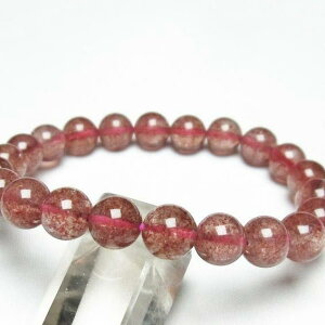 Xgx[NH[c uXbg 9mm Strawberry Quartz Bracelet 䕐 uX Y fB[X _ [։ [M 1/10] 111-22264