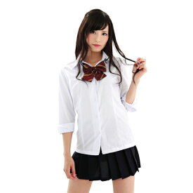 【定番！制服コスプレ】女子高生コスチューム ちょーGALモテ制服 KA0194NB│白ブラウス ミニ丈プリーツスカート 超ギャル系女子校生 ブレザー JK ミニスカート 学生服