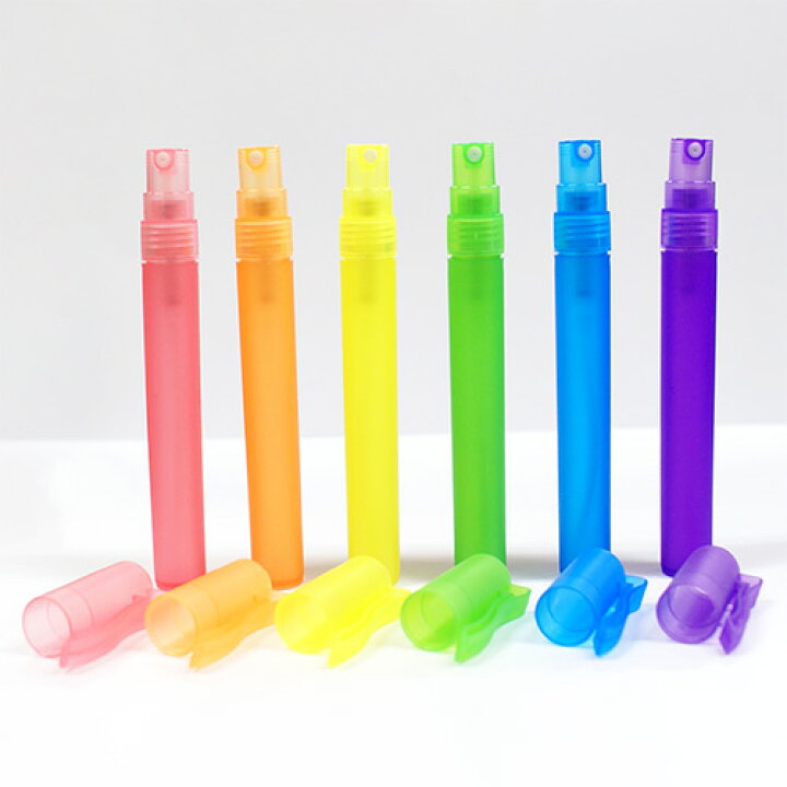 楽天市場】【アルコール対応】ペン型スプレーボトル10ml【カラーボトル 