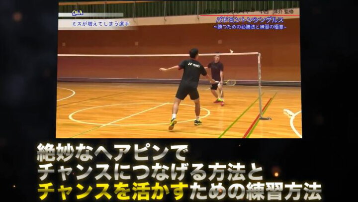楽天市場】バドミントンシングルス勝つための必勝法と練習の極意DVD 