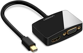 UGREEN 4K*2K Mini Displayport 変換アダプタ Mini DP to HDMI VGA 変換 MacBook Pro 対応