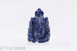 インド ラピスラズリ ガネーシャ 神 像 ゾウ 6.3g 夢をかなえるゾウさん 染色 着色 一切無い 本物