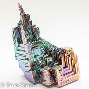 ビスマス 結晶 天国への階段 虹色の階段 66g 蒼鉛 そうえん 宇宙要塞 金属結晶