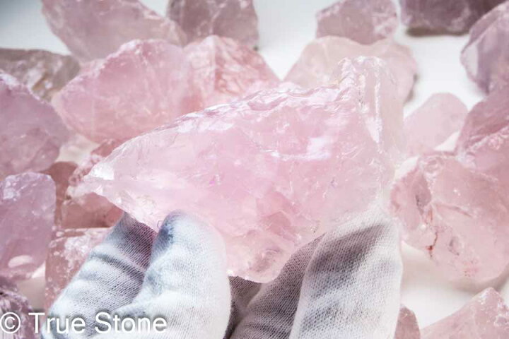 楽天市場】マダガスカル産 ローズクォーツ アイスクォーツ 紅水晶 原石 