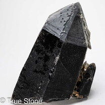新品:【地鎮に最適】モリオン六角柱約1.2Kg(台座込約1.4Kg)