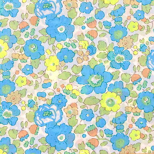 リバティ・ファブリックス 生地 ネオン Betsy ベッツィー 3332019N-J22E 【数量×10cm単位】(最低30cmから) リバティプリント タナローン LIBERTY