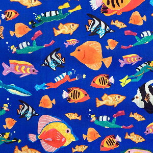 oeBEt@ubNX n With The Fishes 22-5842105-TDD-SW22C EBYUtBbVB[Yy×10cmPʁz(Œ30cm) oeBvg@^i[@LIBERTY