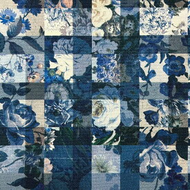生地 リバティ・ファブリックス 11号帆布 Archive Gingham アーカイブギンガム363J6819-COC-J24C青 【数量×10cm単位】(最低30cmから) リバティプリント　LIBERTY