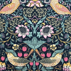 BEST OF MORRIS IbNXn Strawberry ThiefXgx[XB[t8176-11T(ubN) IbNXny×50cmPʁzmoda fabrics EBAX