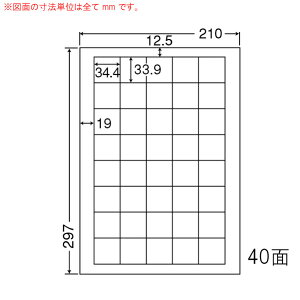 FCL-15-3 OAx ii^tlXx i34.4×33.9mm 40ʕt A4j 3iJ[[U[v^ptBxBϐAϔMLj