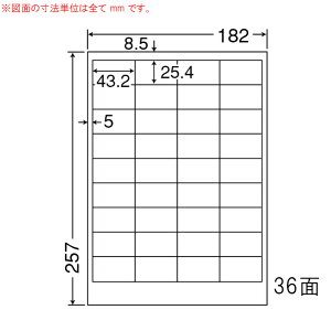 LFW36A-2 OAx ii[h/ix/o[R[h i43.2×25.4mm 36ʕt B5j 2i[U[ACNWFbgv^pB㎿xj
