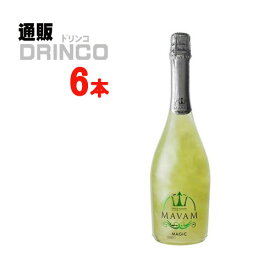 ワイン マバム マジック（アップル） 750ml 瓶 6本 ( 6 本 * 1 ケース ) 【送料無料 北海道・沖縄・東北 別途加算】 [ワイン/スパークリング/カラフル/ギフト/パーティー/イベント/インスタ/インスタ映え/]