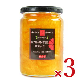 【スーパーSALE限定!最大2000円OFFクーポン配布中!】柚子屋本店 ゆず茶 420g × 3個