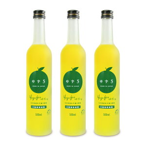 柚子屋本店 ゆず5 500ml × 3本