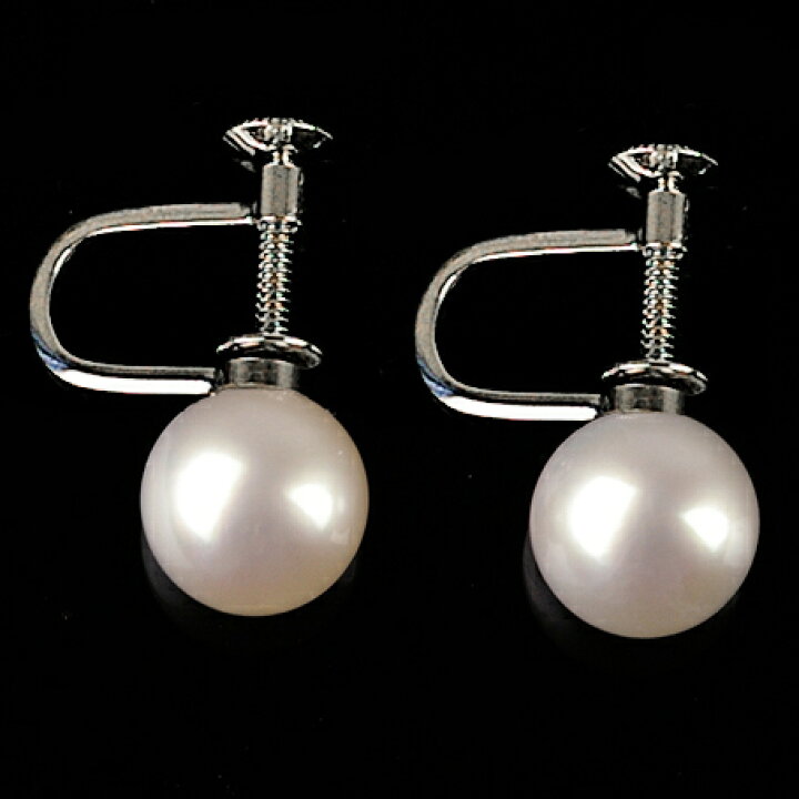 楽天市場】アコヤ パール ピアス 8.5mm K14WG アコヤ 真珠 : ubazakura 