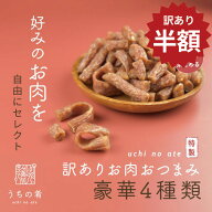 【訳アリ半額セール】 おつまみ つまみ 訳アリお肉2袋セット チャック付き 珍味 カルパス サラミ 260g 送…