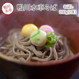 （同梱専用）！更科系鴨川水車そばお試し200g同梱専用 乾麺 年越しそばセット 2人前 × 1袋 2人前 御歳暮 早割 ギフト そば 年越し【うまい麺 】 簡易包装お中元