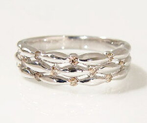 T500~N[| SV925 uE_Ch 0.14ct Ow Vo[925 SILVER X^[OVo[ _CAh a 4a   bZ[W Mtg 蕨 sL[