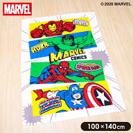 アベンジャーズ タオルケット 子供 お昼寝 ハーフサイズケット 100×140cm 綿100％ 表ガーゼ織り MARVEL …