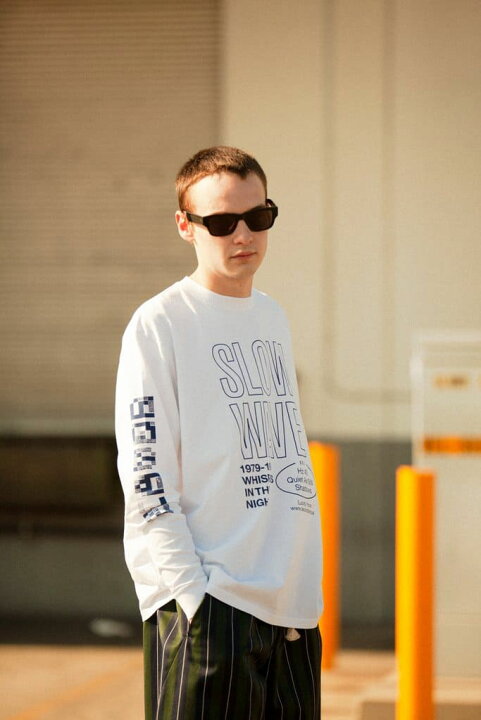 楽天市場】SECOND LAYER | SPIRAL LONG SLEEVE T-SHIRT (WHITE) 長袖 