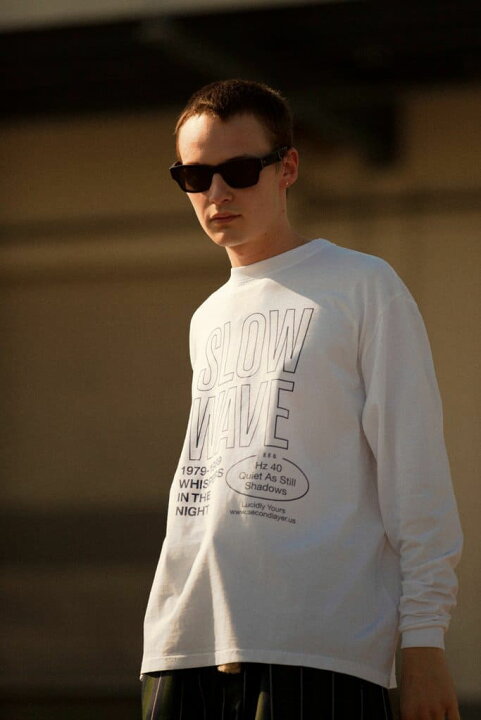 楽天市場】SECOND LAYER | SPIRAL LONG SLEEVE T-SHIRT (WHITE) 長袖 