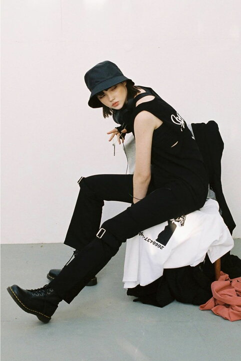 楽天市場】ANOTHERYOUTH (アナザーユース) PAISLEY STRAP PANTS (BLACK 
