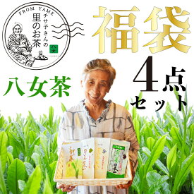 新茶予約 福袋 2024 送料無料 八女茶 煎茶 お茶飲み比べ お試し 煎茶4点セット 緑茶 日本茶 詰め合せ 茶葉セット メール便 茶葉 国産 ポイント消化 鵜ノ池製茶