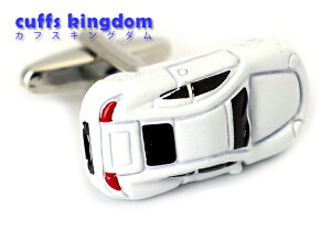 白い スーパーカー 【 ホワイト 】 カフスボタン 【 ホワイト 男女 おすすめ 車 おしゃれ 男女 営業マン 結婚式 スーツ 人気 カフリングス プレゼント ギフト 入園式 入学式 成人式 】