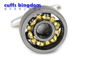 クルクル 回ります ベアリング カフスボタン 【 グレー 色 】 【 ユニーク系 男女 おすすめ おしゃれ 男女 機械 ユニーク 営業マン 結婚式 スーツ 人気 カフリングス プレゼント ギフト 入園