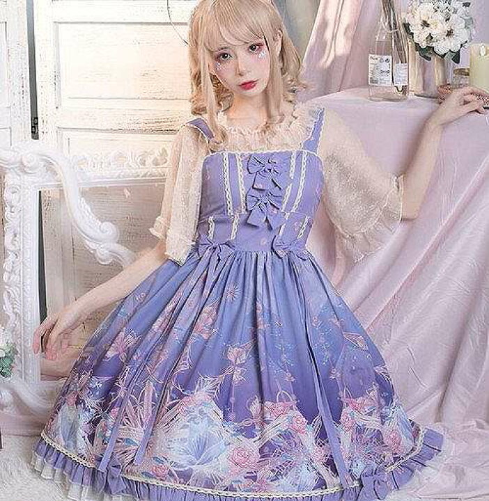 楽天市場 ゆめかわ ワンピース ゆめかわいい ワンピース クラシカル ワンピース 病みかわいい ワンピース ゴシック ワンピース ゴスロリ ワンピース ロリィタ ワンピース ロリータワンピース ロリータ ロリィタ ワンピース ロリータワンピース クラシカル 半袖 夏 夢