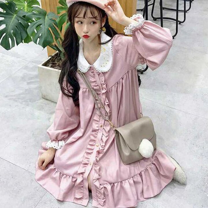 楽天市場 ロリィタ ワンピース ロリータワンピース クラシカル 白 長袖 ゆめかわ ワンピース ゆめかわいい 服 病みかわいい ワンピース ゴシック ワンピース ゴシック系 ゴシックファッション クラシカル ワンピース ロリータワンピース コスプレ ロリータファッション