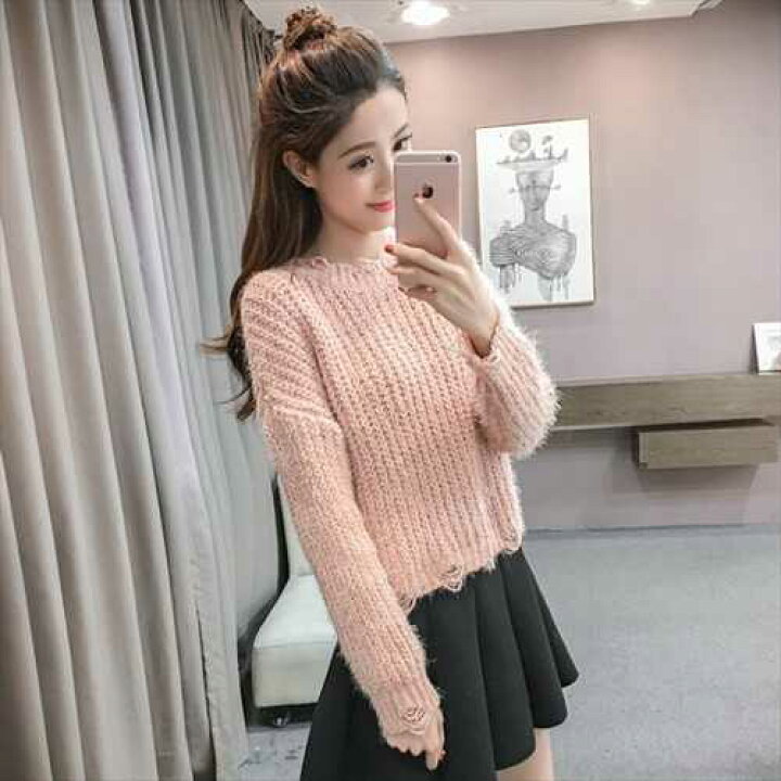 楽天市場 ニット レディース ニット長袖レディース 秋 レディース 秋 トップス 秋 セーター 秋 冬 最新作 人気 トレンド ゆるかわニット ディナー お食事 サマーニット 白ニット Urubei 楽天市場店