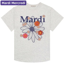 マルディメクルディ MARDI MERCREDI アパレル Tシャツ HEATHER NAVY 半袖 TSHIRT FLOWERMARDI BLOSSOM 韓国 ファッション