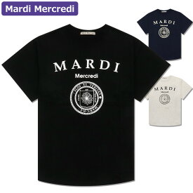 マルディメクルディ Mardi Mercredi Tシャツ TSHIRT UNIV 半袖 レディース 韓国 ファッション アパレル