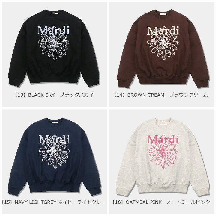 楽天市場】マルディメクルディ Mardi Mercredi スウェット SWEATSHIRT  